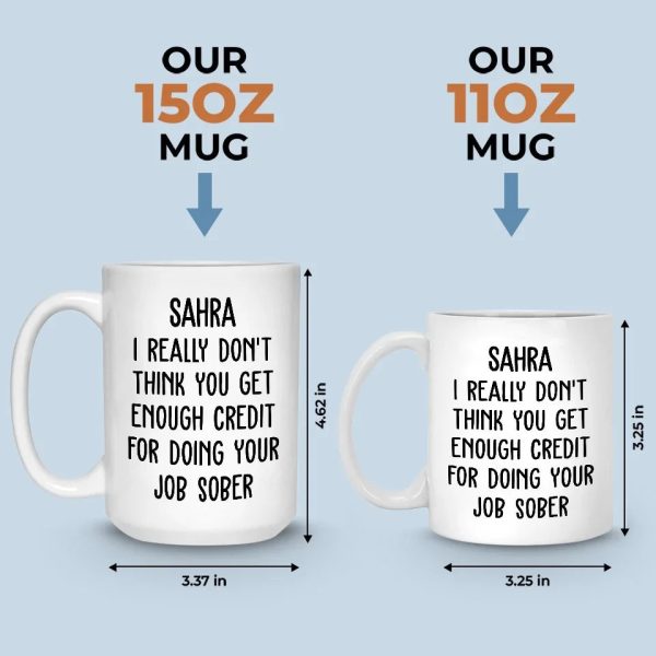 Staying Sober, Staying Sassy - Coworker Personalized Custom Mug - Christmas Gift, Gift For Coworkers, Work Friends, Colleagues Staying Sober, Staying Sassy - Coworker Personalized Custom Mug - Christmas Gift, Gift For Coworkers, Work Friends, Colleagues