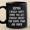Staying Sober, Staying Sassy - Coworker Personalized Custom Mug - Christmas Gift, Gift For Coworkers, Work Friends, Colleagues Staying Sober, Staying Sassy - Coworker Personalized Custom Mug - Christmas Gift, Gift For Coworkers, Work Friends, Colleagues