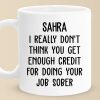 Staying Sober, Staying Sassy - Coworker Personalized Custom Mug - Christmas Gift, Gift For Coworkers, Work Friends, Colleagues Staying Sober, Staying Sassy - Coworker Personalized Custom Mug - Christmas Gift, Gift For Coworkers, Work Friends, Colleagues