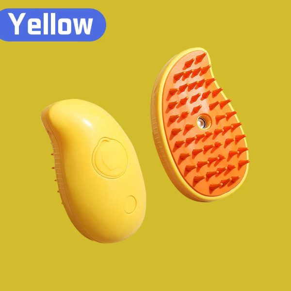 Steamy Pet Brush With Built-In Sprayer Steamy Pet Brush With Built-In Sprayer