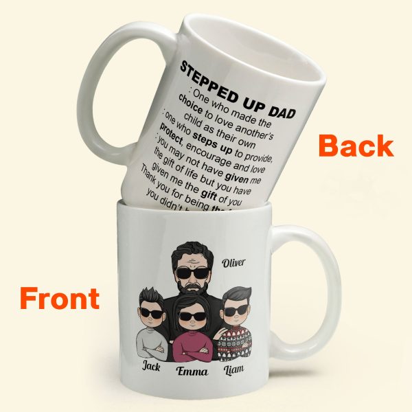 Step Dad Definition - Personalized Mug - Birthday, Christmas Gift For Step Dad, Step Father, Bonus Dad Step Dad Definition - Personalized Mug - Birthday, Christmas Gift For Step Dad, Step Father, Bonus Dad