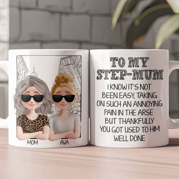Step Mom - Well Done - Personalized Mug Step Mom - Well Done - Personalized Mug