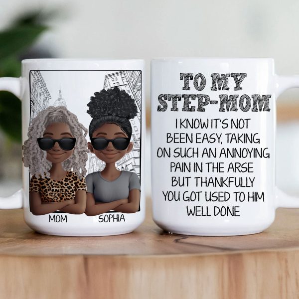 Step Mom - Well Done - Personalized Mug Step Mom - Well Done - Personalized Mug