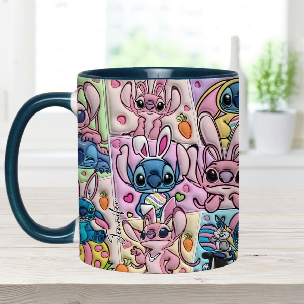 Sti Bunny Buddy- Personalized Accent Mug - Christmas Gift For Fan Movies HH01