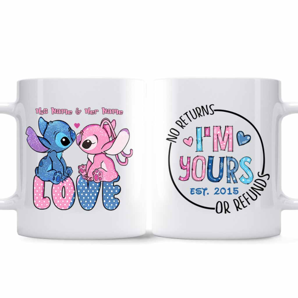 Sti I'm Yours No Returns Or Refunds - Personalized Mug - Gift For Couples NL122