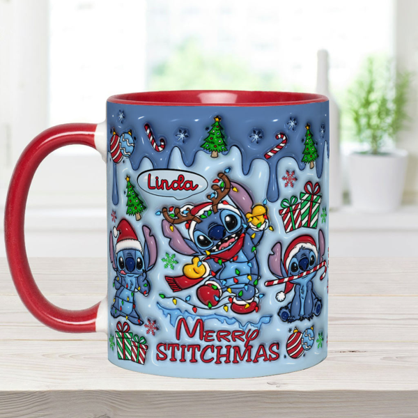 Sti Merry Stichmas- Personalized Accent Mug - Christmas Gift For Fan Movies HH01 Sti Merry Stichmas- Personalized Accent Mug - Christmas Gift For Fan Movies HH01