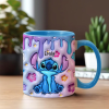 Sti Ohana Means Family - Personalized 3D Effect Accent Mug NL122 Sti Ohana Means Family - Personalized 3D Effect Accent Mug NL122
