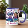 Sti Ohana Means Family - Personalized Accent Mug NL122 Sti Ohana Means Family - Personalized Accent Mug NL122