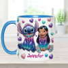 Sti Ohana Means Family - Personalized Accent Mug NL122 Sti Ohana Means Family - Personalized Accent Mug NL122