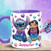 Sti Ohana Means Family - Personalized Accent Mug NL122 Sti Ohana Means Family - Personalized Accent Mug NL122