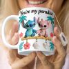 Sti You're My Paradise - Personalized White Edge-to-Edge Mug - Gift For Couple, Fan Movies HH01 Sti You're My Paradise - Personalized White Edge-to-Edge Mug - Gift For Couple, Fan Movies HH01