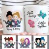 Still Having Coffee Together Long Distance Chibi Besties Personalized Mug Still Having Coffee Together Long Distance Chibi Besties Personalized Mug