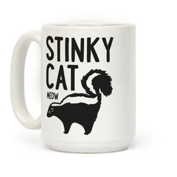 Stinky Cat Skunk Coffee Mug Stinky Cat Skunk Coffee Mug