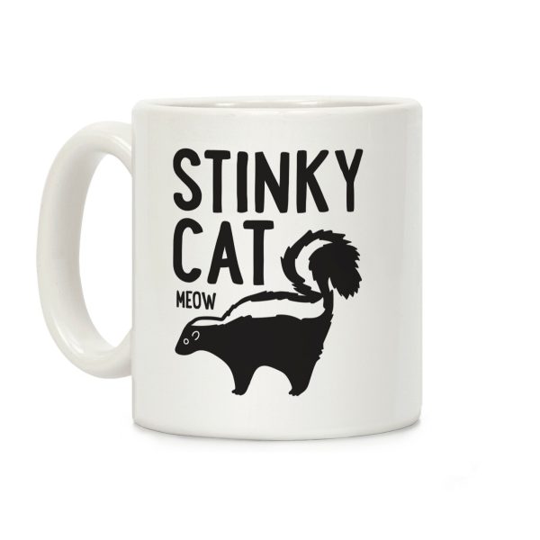 Stinky Cat Skunk Coffee Mug Stinky Cat Skunk Coffee Mug