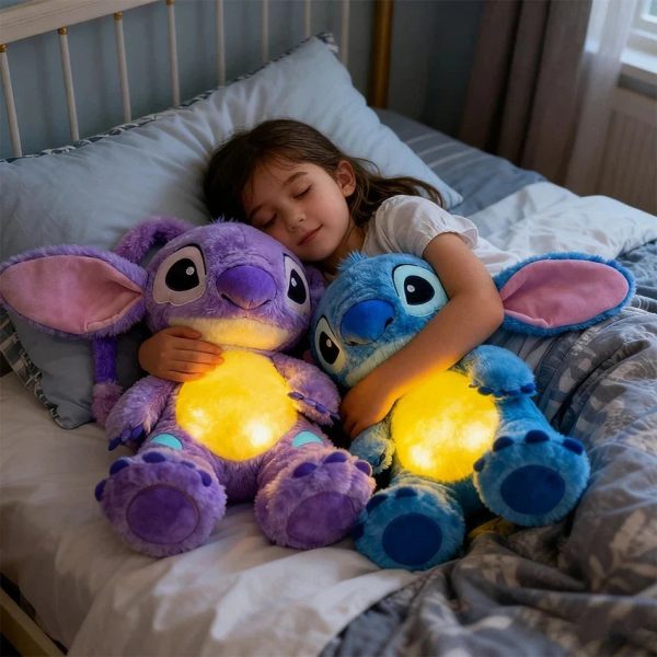 Stitch Breathing Plush Doll with Light and Music