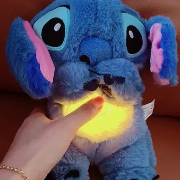 Stitch Breathing Plush Doll with Light and Music