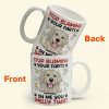 Stop Blaming Your Farts On Me You Smelly Twat Dog Funny - Personalized Mug Stop Blaming Your Farts On Me You Smelly Twat Dog Funny - Personalized Mug