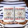 Stop Blaming Your Farts On Me You Smelly Twat Dog Funny - Personalized Mug Stop Blaming Your Farts On Me You Smelly Twat Dog Funny - Personalized Mug