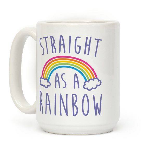 Straight As A Rainbow Coffee Mug Straight As A Rainbow Coffee Mug