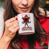 Strange Christmas Retro Personalized Mug, Demon Plant Gift for Horror Lovers with Custom Name Strange Christmas Retro Personalized Mug, Demon Plant Gift for Horror Lovers with Custom Name