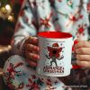Strange Christmas Retro Personalized Mug, Demon Plant Gift for Horror Lovers with Custom Name Strange Christmas Retro Personalized Mug, Demon Plant Gift for Horror Lovers with Custom Name