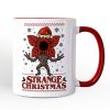Strange Christmas Retro Personalized Mug, Demon Plant Gift for Horror Lovers with Custom Name Strange Christmas Retro Personalized Mug, Demon Plant Gift for Horror Lovers with Custom Name