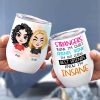 Strangers Think I'm Quiet, Personalized Mug, Gift For Friends Strangers Think I'm Quiet, Personalized Mug, Gift For Friends
