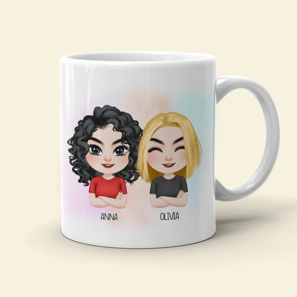 Strangers Think I'm Quiet, Personalized Mug, Gift For Friends Strangers Think I'm Quiet, Personalized Mug, Gift For Friends