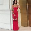 Strappy Backless Bodycon Maxi Dress