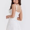 Strappy Corset Back Tie-Up Mini Dress Strappy Corset Back Tie-Up Mini Dress
