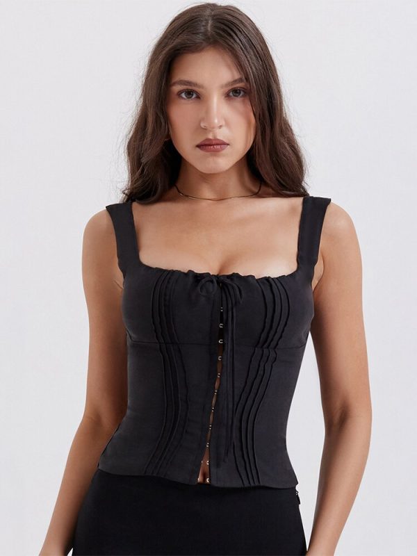Strappy Hook Corset Top Strappy Hook Corset Top