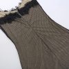 Strappy Mesh Lace Patchwork Mini Sequin Dress