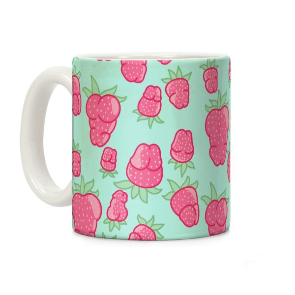 Strawberry Peens Pattern Coffee Mug Strawberry Peens Pattern Coffee Mug