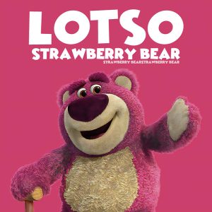 Strawberry Teddy Bear Plush Toy 25cm