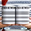 Stuck Between With Chain Link Patterns - Personalized Custom Coffee Mug - FAM384_MG