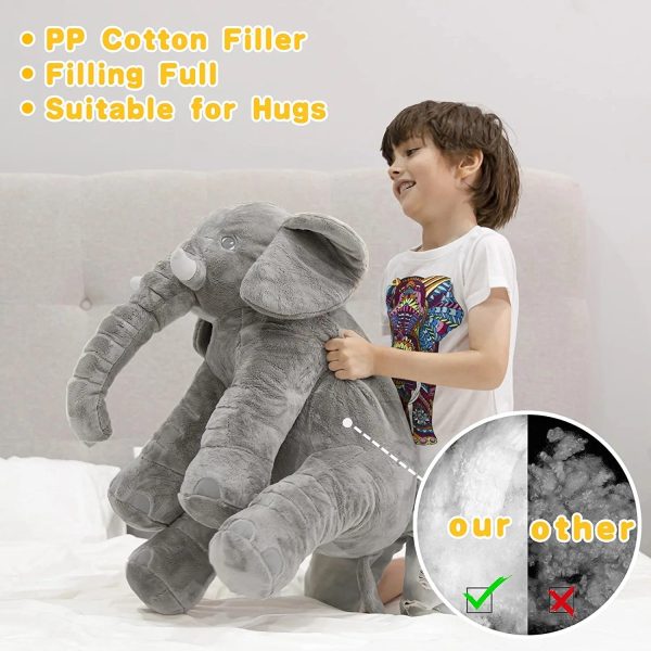 Stuffed Elephant Plush Animal Toy 24 Inch
