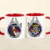 Stwa I Love You To The Galaxy Far, Far Away - Personalized Accent Mug - Gift For Couple, Husband Wife, Anniversary Gift NA94