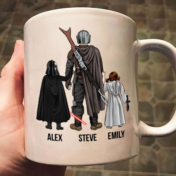 Stwa My Dad And Me In The Adventure Go To Space - Gift For Father's Day - Personalized Ceramic Mug Stwa My Dad And Me In The Adventure Go To Space - Gift For Father's Day - Personalized Ceramic Mug