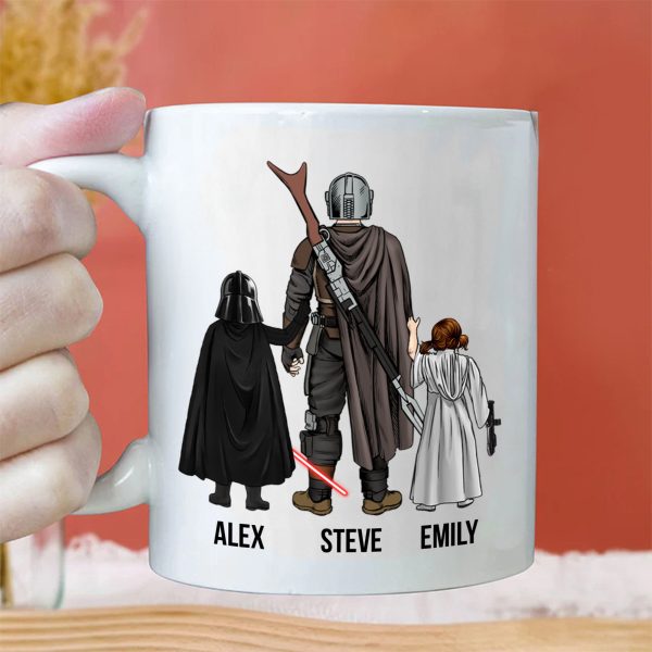 Stwa My Dad And Me In The Adventure Go To Space - Gift For Father's Day - Personalized Ceramic Mug Stwa My Dad And Me In The Adventure Go To Space - Gift For Father's Day - Personalized Ceramic Mug