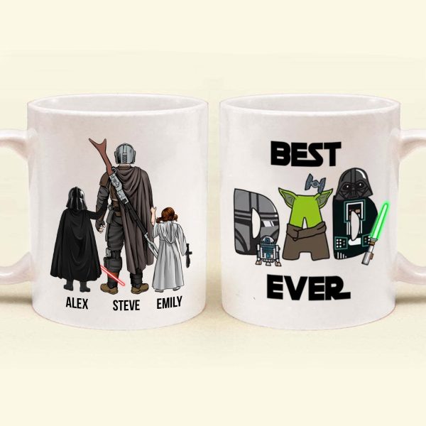 Stwa My Dad And Me In The Adventure Go To Space - Gift For Father's Day - Personalized Ceramic Mug Stwa My Dad And Me In The Adventure Go To Space - Gift For Father's Day - Personalized Ceramic Mug