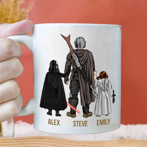 Stwa The Definition Of A Dadalorian - Gift For Father's Day - Personalized Ceramic Mug