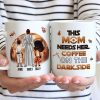 Stwa This Mom Needs Her Coffee On The Dark Side - Gift For Mom - Personalized Ceramic Mug - CL08 NA94