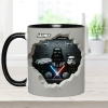 Stwa Welcome To The Dark Side In Galaxy Star - Personalized Accent Mug - Gift For Movie Fans NL122