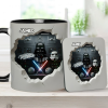 Stwa Welcome To The Dark Side In Galaxy Star - Personalized Accent Mug - Gift For Movie Fans NL122