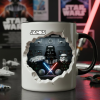 Stwa Welcome To The Dark Side In Galaxy Star - Personalized Accent Mug - Gift For Movie Fans NL122