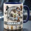 Stwa With Alphabet Initial Letter - Personalized Accent Mug - Gift For Movie Fans HH01 Stwa With Alphabet Initial Letter - Personalized Accent Mug - Gift For Movie Fans HH01