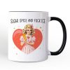 Sugar Spice and Fuck Ice Retro Protest Personalized Mug, Vintage Social Justice Gift with Custom Name Sugar Spice and Fuck Ice Retro Protest Personalized Mug, Vintage Social Justice Gift with Custom Name