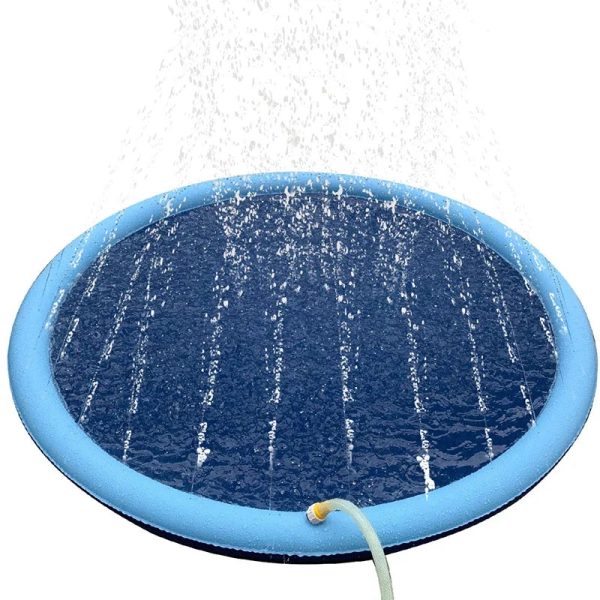 Summer Pet Pool - 150/170cm Inflatable Sprinkler Pad for Dog