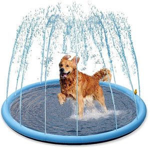 Summer Pet Pool - 150/170cm Inflatable Sprinkler Pad for Dog