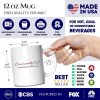 Summer Vibes Strawberry Personalized Mug, White, Seasonal Coquette Gift with Custom Name Summer Vibes Strawberry Personalized Mug, White, Seasonal Coquette Gift with Custom Name